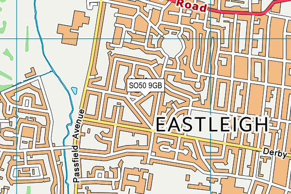 SO50 9GB map - OS VectorMap District (Ordnance Survey)