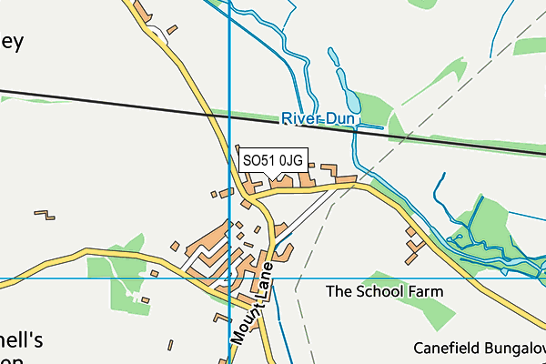 Lockerley Church of England Endowed Primary School map (SO51 0JG) - OS VectorMap District (Ordnance Survey)
