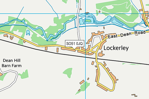 SO51 0JQ map - OS VectorMap District (Ordnance Survey)