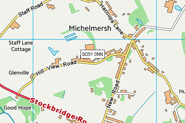 SO51 0NN map - OS VectorMap District (Ordnance Survey)