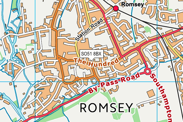 Map of ROMSEY FUSION FOOD LIMITED at district scale