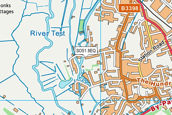 SO51 8EQ map - OS VectorMap District (Ordnance Survey)