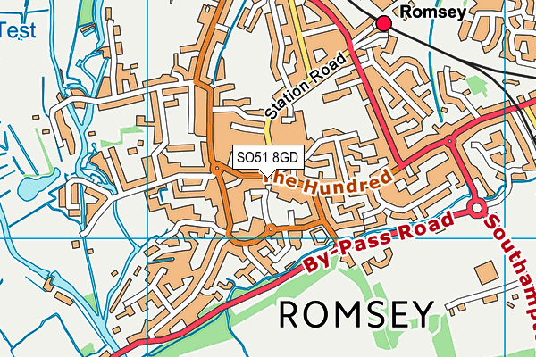 Map of BERTIES (ROMSEY) LTD. at district scale