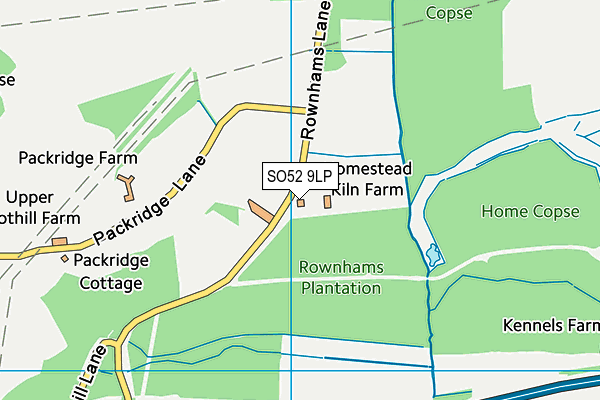 SO52 9LP map - OS VectorMap District (Ordnance Survey)