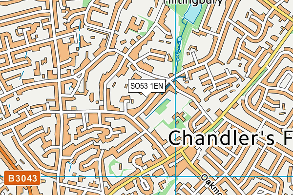 SO53 1EN map - OS VectorMap District (Ordnance Survey)