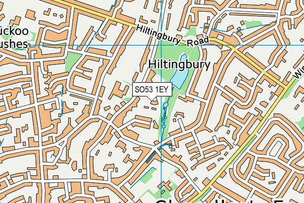 SO53 1EY map - OS VectorMap District (Ordnance Survey)