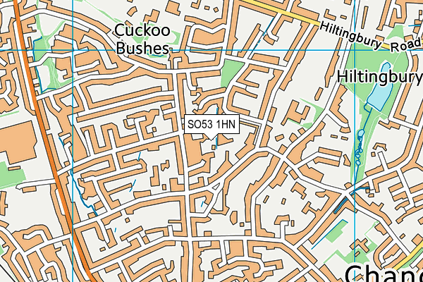 SO53 1HN map - OS VectorMap District (Ordnance Survey)