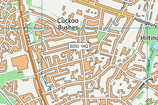 SO53 1HQ map - OS VectorMap District (Ordnance Survey)