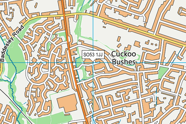 SO53 1JJ map - OS VectorMap District (Ordnance Survey)