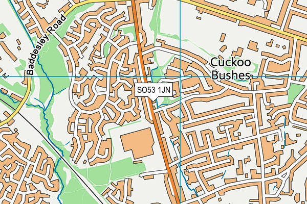 SO53 1JN map - OS VectorMap District (Ordnance Survey)