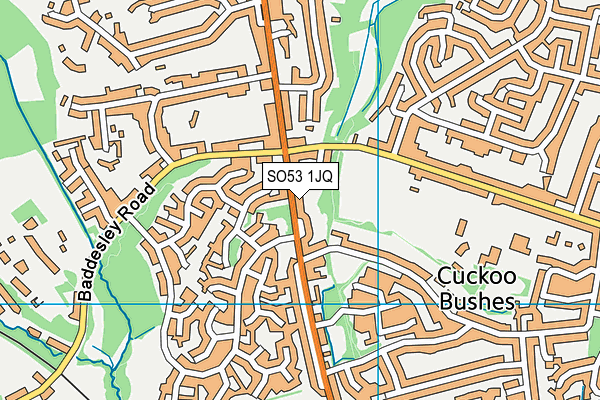 SO53 1JQ map - OS VectorMap District (Ordnance Survey)