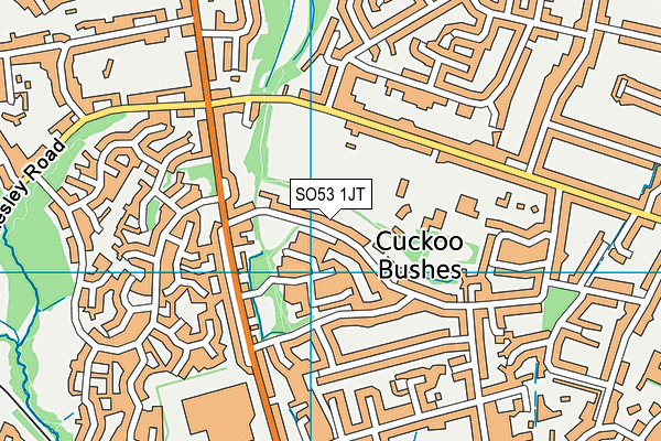 SO53 1JT map - OS VectorMap District (Ordnance Survey)