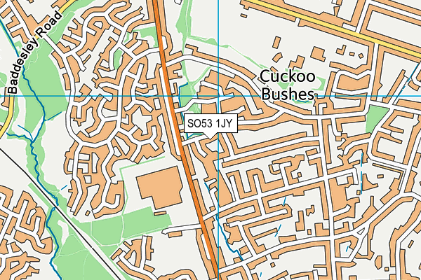 SO53 1JY map - OS VectorMap District (Ordnance Survey)