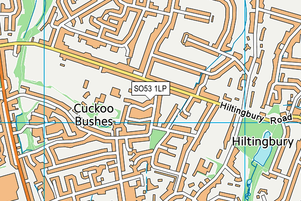 SO53 1LP map - OS VectorMap District (Ordnance Survey)