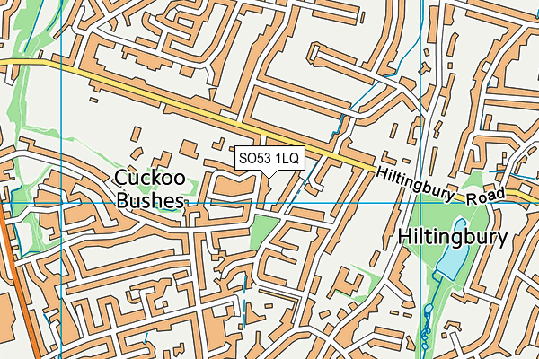 SO53 1LQ map - OS VectorMap District (Ordnance Survey)