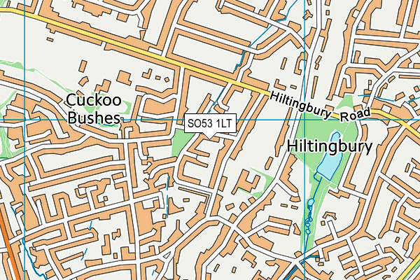 SO53 1LT map - OS VectorMap District (Ordnance Survey)