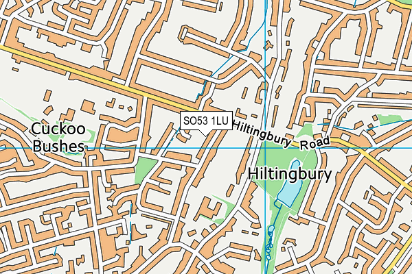 SO53 1LU map - OS VectorMap District (Ordnance Survey)