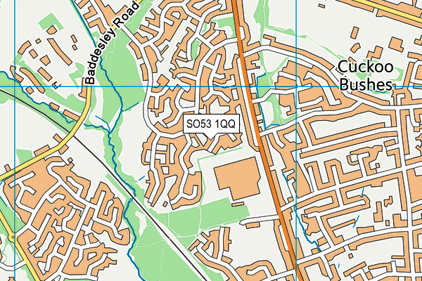 SO53 1QQ map - OS VectorMap District (Ordnance Survey)