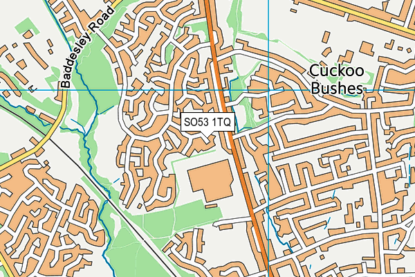 SO53 1TQ map - OS VectorMap District (Ordnance Survey)