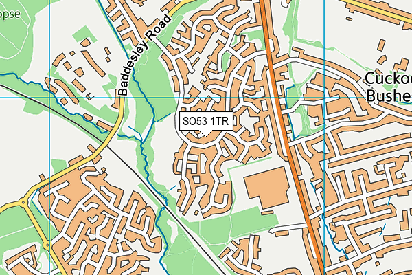SO53 1TR map - OS VectorMap District (Ordnance Survey)