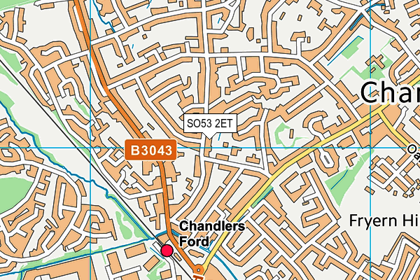 SO53 2ET map - OS VectorMap District (Ordnance Survey)