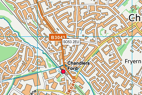 SO53 2EU map - OS VectorMap District (Ordnance Survey)