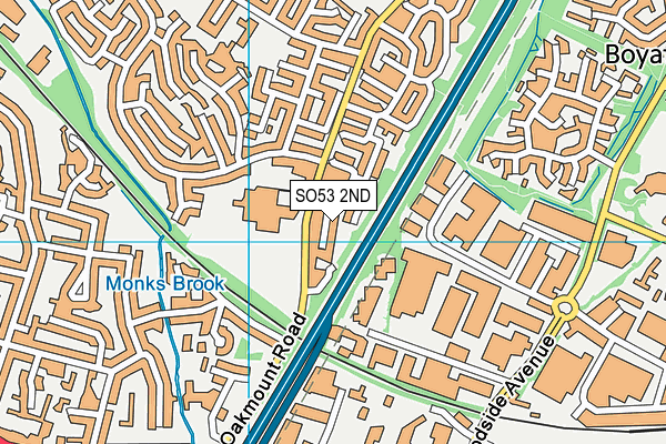 SO53 2ND map - OS VectorMap District (Ordnance Survey)