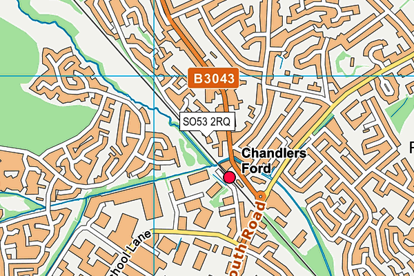 SO53 2RQ map - OS VectorMap District (Ordnance Survey)