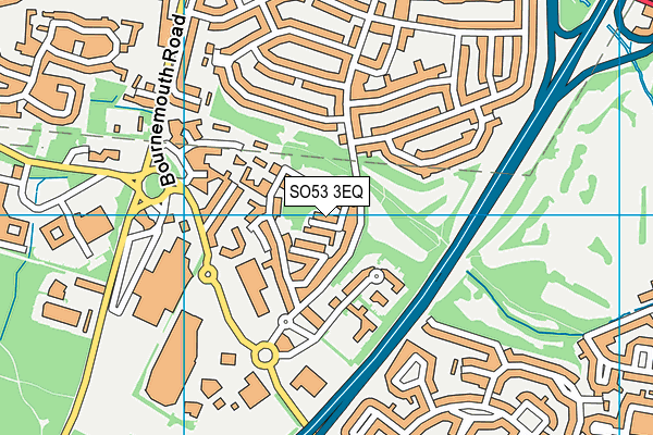 SO53 3EQ map - OS VectorMap District (Ordnance Survey)