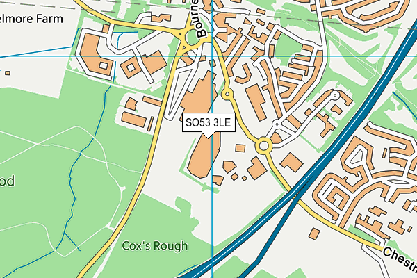 Map of B&Q PROPERTIES FARNBOROUGH LIMITED at district scale