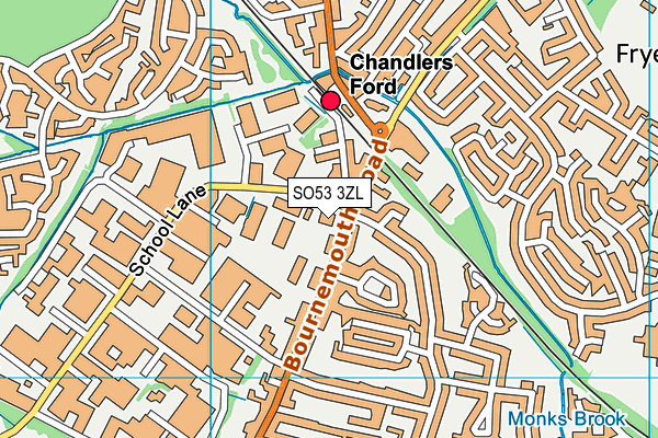 Map of SELWOOD LTD at district scale