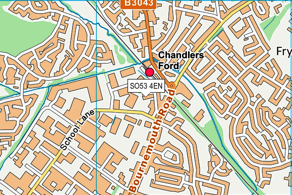 SO53 4EN map - OS VectorMap District (Ordnance Survey)