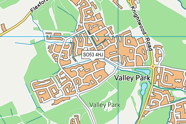 SO53 4HJ map - OS VectorMap District (Ordnance Survey)