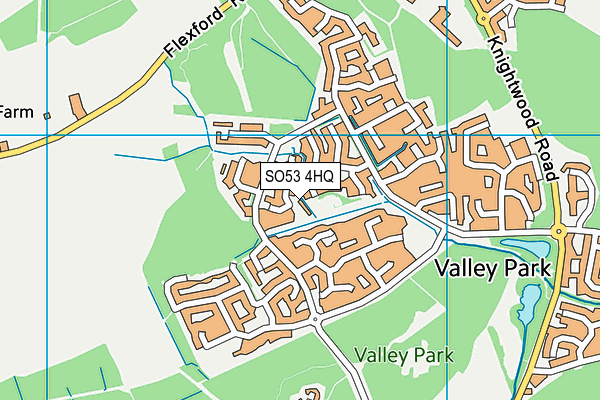 SO53 4HQ map - OS VectorMap District (Ordnance Survey)
