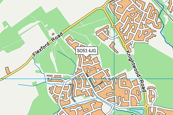 SO53 4JG map - OS VectorMap District (Ordnance Survey)