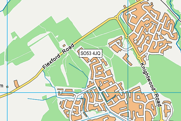 SO53 4JQ map - OS VectorMap District (Ordnance Survey)