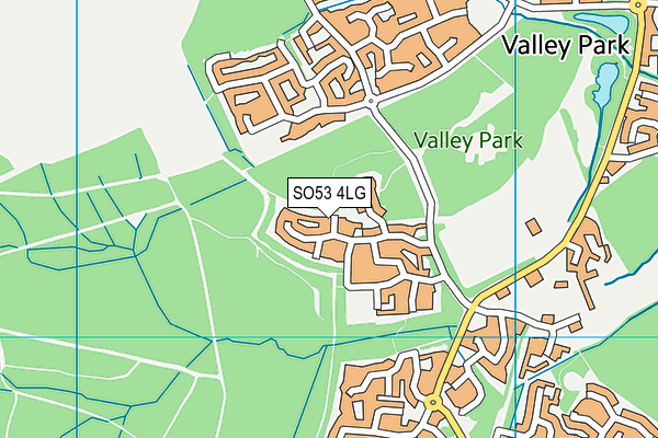 SO53 4LG map - OS VectorMap District (Ordnance Survey)