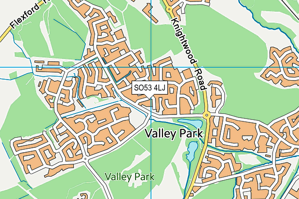 SO53 4LJ map - OS VectorMap District (Ordnance Survey)