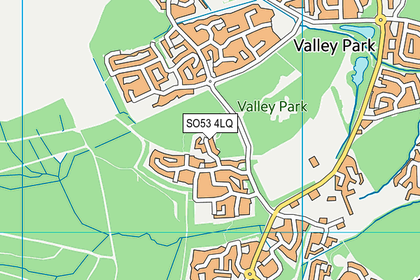 SO53 4LQ map - OS VectorMap District (Ordnance Survey)