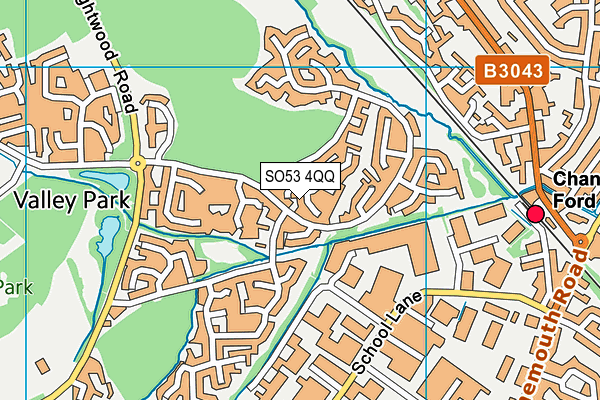 SO53 4QQ map - OS VectorMap District (Ordnance Survey)
