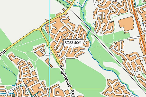 SO53 4QY map - OS VectorMap District (Ordnance Survey)