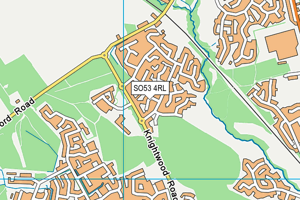 SO53 4RL map - OS VectorMap District (Ordnance Survey)