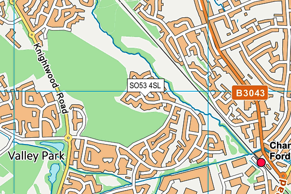 SO53 4SL map - OS VectorMap District (Ordnance Survey)