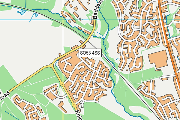 SO53 4SS map - OS VectorMap District (Ordnance Survey)