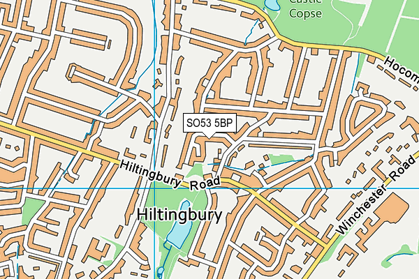 SO53 5BP map - OS VectorMap District (Ordnance Survey)