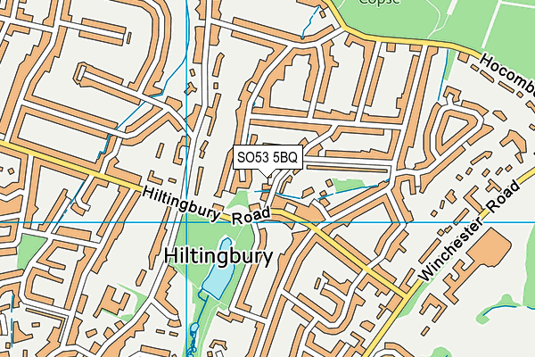 SO53 5BQ map - OS VectorMap District (Ordnance Survey)