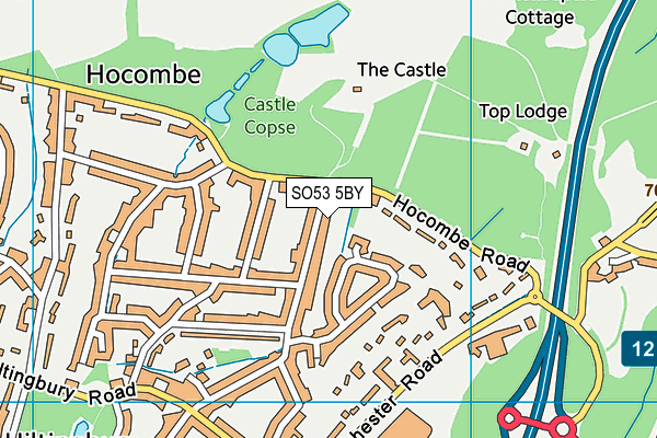 SO53 5BY map - OS VectorMap District (Ordnance Survey)