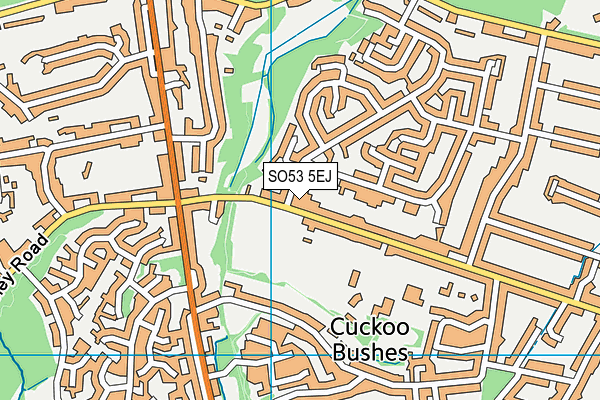 SO53 5EJ map - OS VectorMap District (Ordnance Survey)