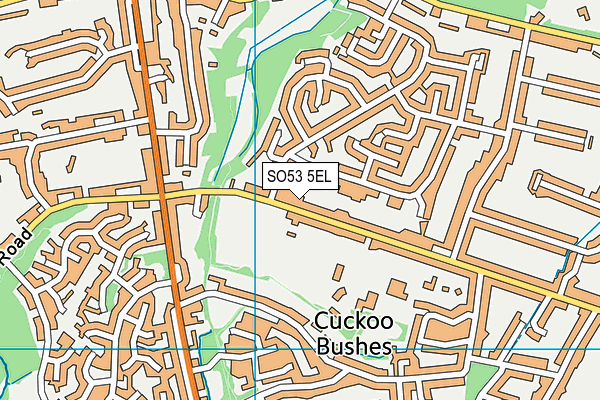 SO53 5EL map - OS VectorMap District (Ordnance Survey)