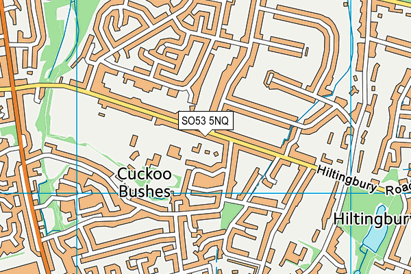 SO53 5NQ map - OS VectorMap District (Ordnance Survey)